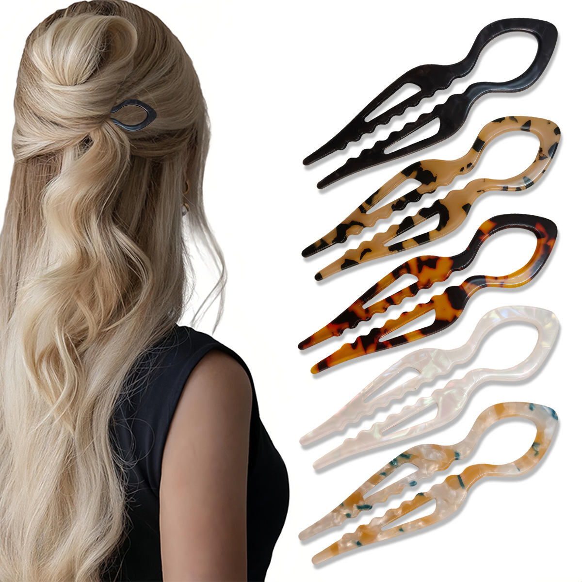 Women Accessories Wholesale - Bastoncini per capelli a forma di