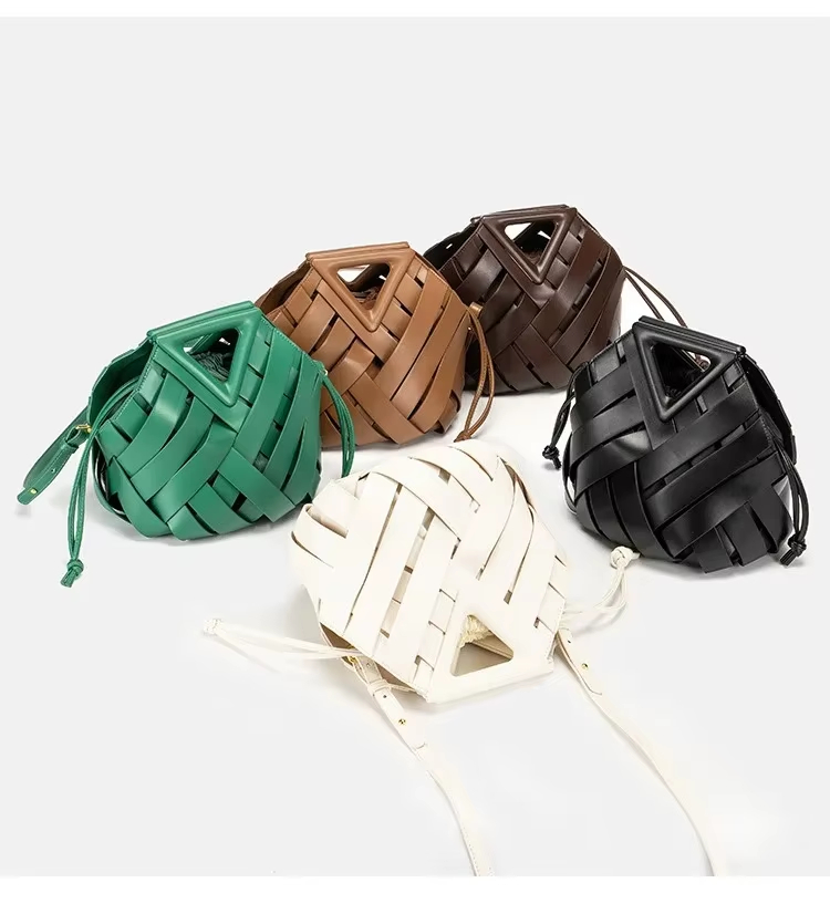 Women'S Accessories Handbags - Borsa Tote Intrecciata in Pelle Vegana