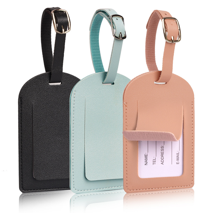 Women Accessories Name - Etichette per Bagagli in Pelle PU