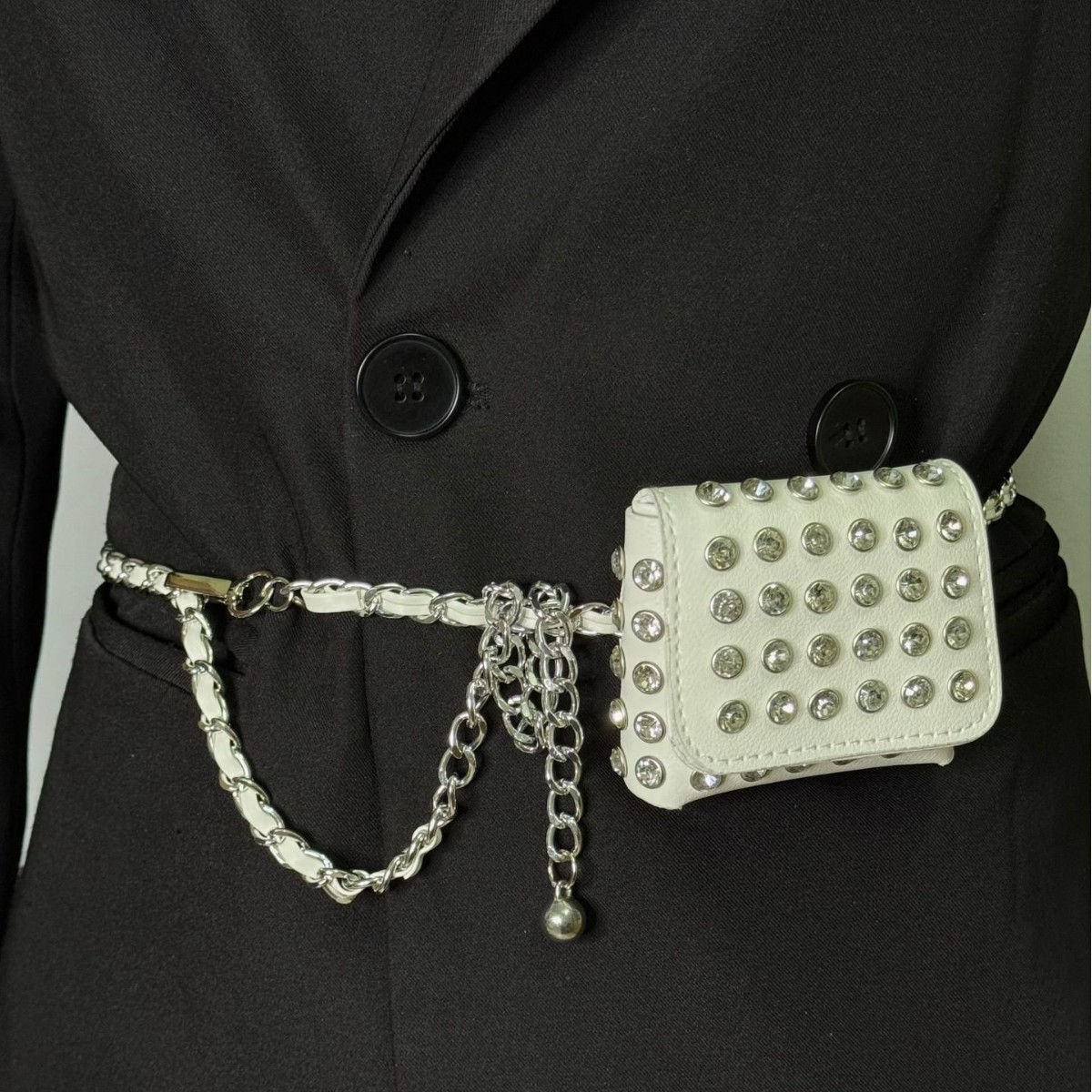 Women'S Jeans Accessories Chain - Borsa a tracolla mini marsupio con