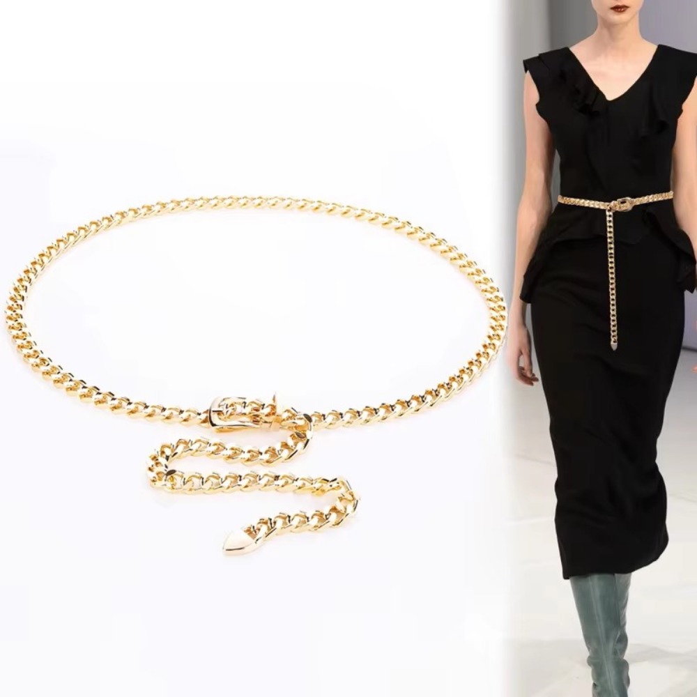 Women'S Jeans Accessories Chain - Semplici cinture a catena in metallo
