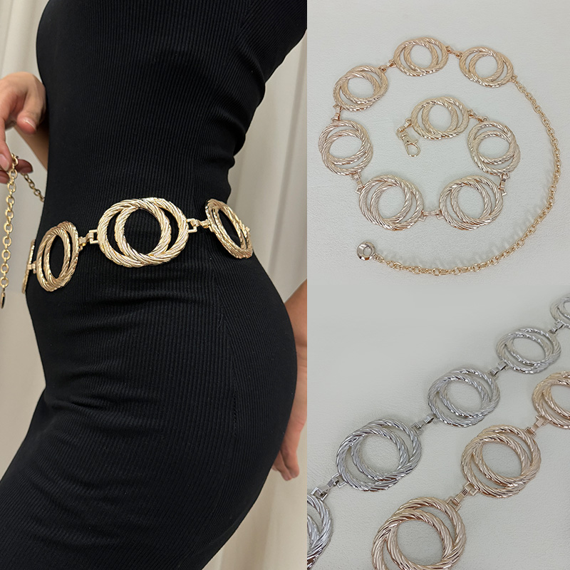 Women'S Jeans Accessories Chain - Catena in vita di design di