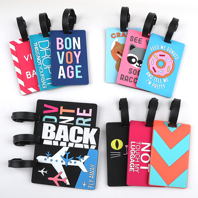 Women Accessories Name - 1pc Animale del fumetto PVC Etichetta