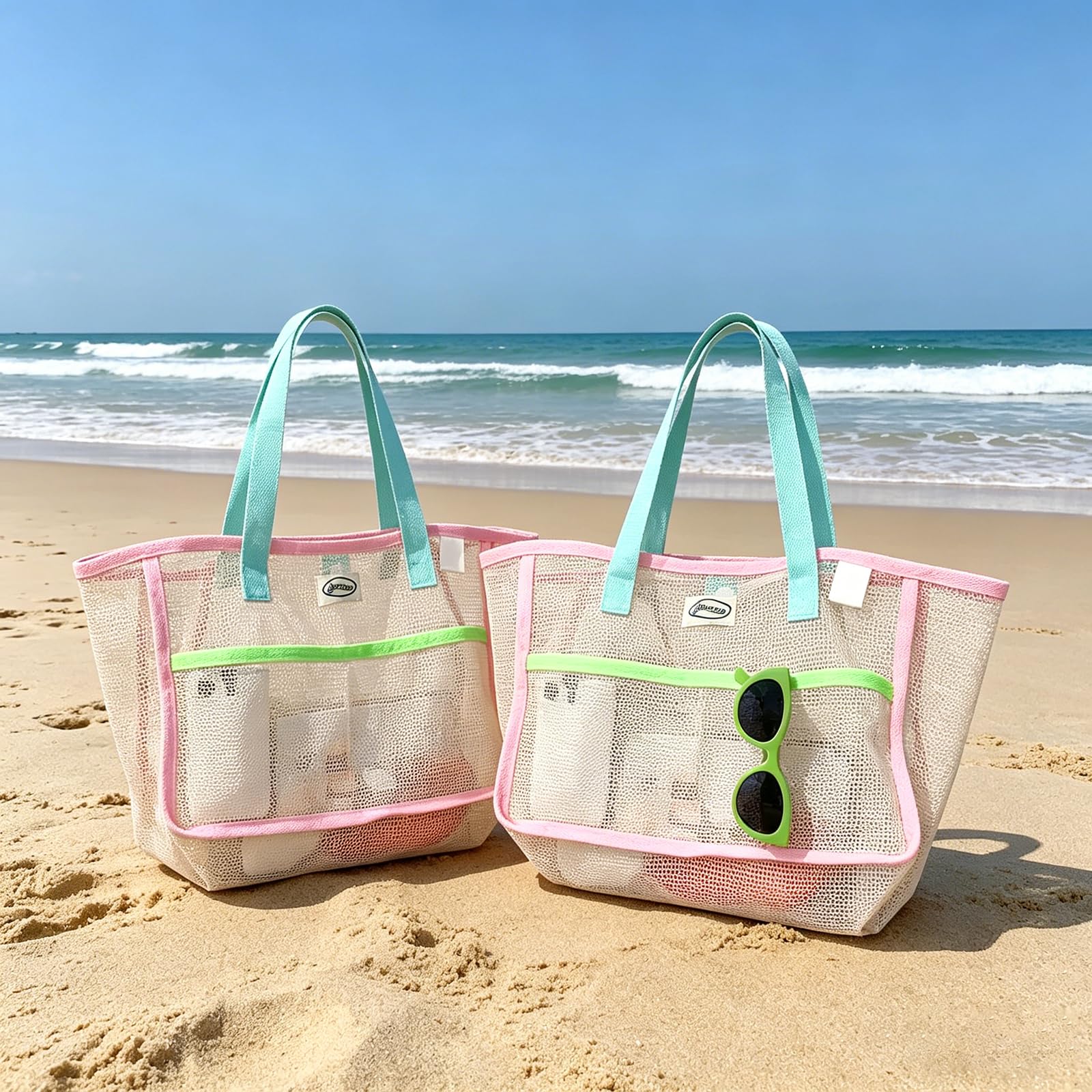 Women Accessories Pack - Borse da Spiaggia per Donne, Borsa