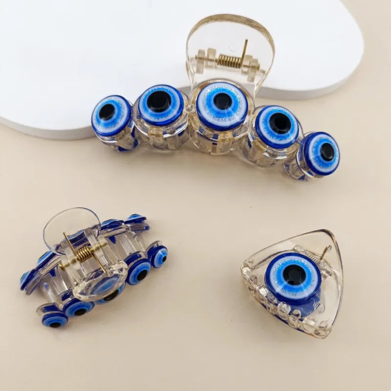 Evil Eye Bracelet - Fermagli per capelli vintage malocchio di
