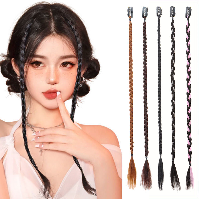 Women Accessories Pack - Parrucca intrecciata sintetica 2 pezzi WIGSIN