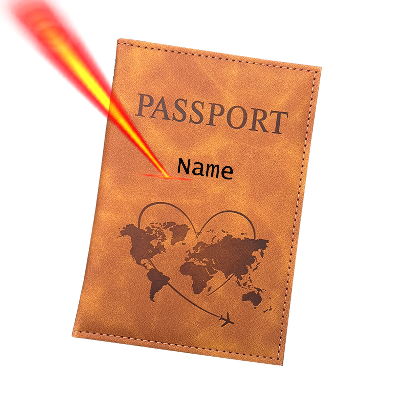 Women Accessories Name - Porta passaporto con nome personalizzato Portafoglio