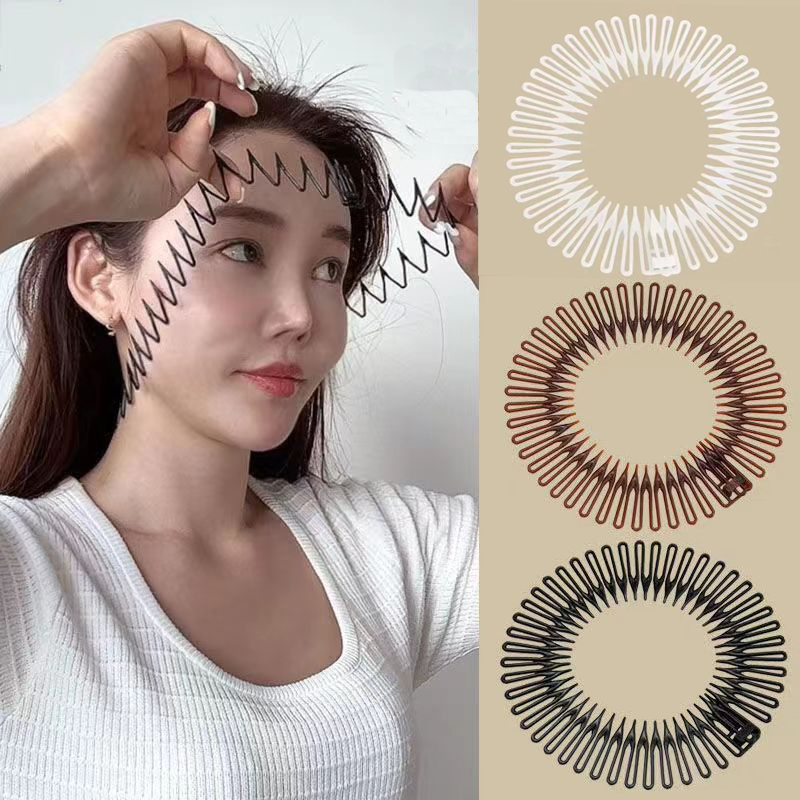 Women Accessories In Wholesale - Pettine flessibile elasticizzato a cerchio completo