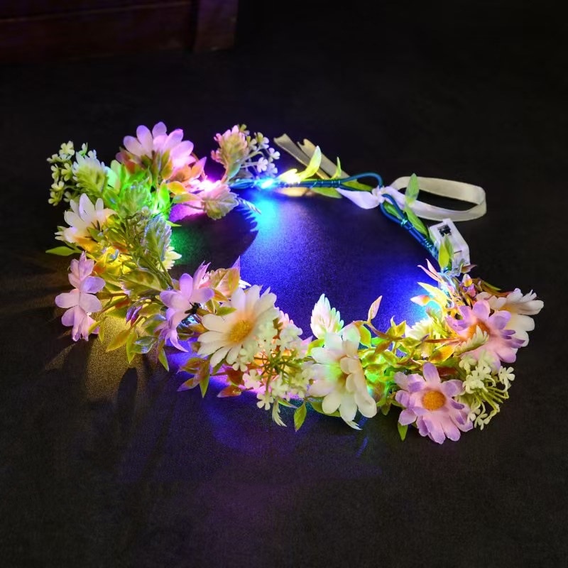 Corona di fiori luminosa a LED - Women Accessories Photos recensione e prezzo