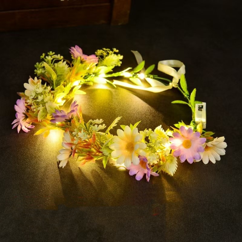 Corona di fiori luminosa a LED - Women Accessories Photos recensione e prezzo