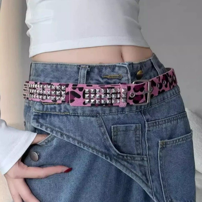 Cintura Y2K con Rivetti Leopar - Women'S Jeans Accessories Chain recensione e prezzo