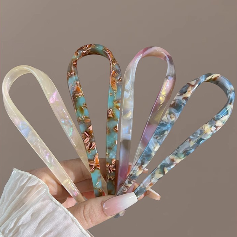 Forcine a U in Acetato Acrilic - Women Accessories Wholesale recensione e prezzo